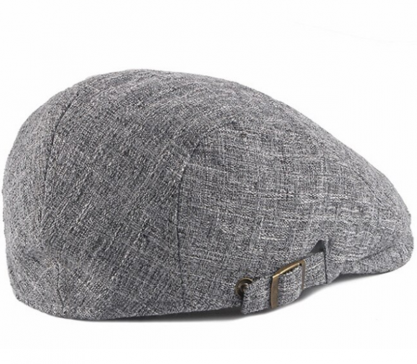 New Style Hat British Retro Cotton And Linen Beret Casual