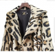 Long Plush Coat Women's Coat Belt Trench Coat