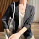 Leisure Thin Suit Cropped Coat Top