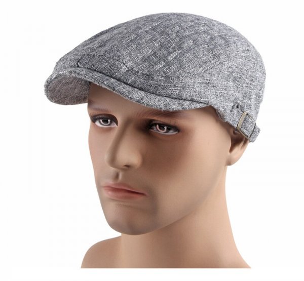 New Style Hat British Retro Cotton And Linen Beret Casual